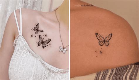 tatuajes mariposa hombro